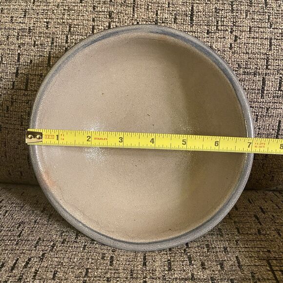 Lot of 2 Vintage Rowe Pottery Works 7" Salad Cereal Bowls Salt Glazed 1998 2001 - Picture 11 of 12